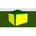 Стенка без окна 2,0х2,0 (к шатру Митек 6 граней) (Зеленый)