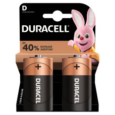 Батарейки алкалиновые Duracell Basic LR20 (D) 2 шт MN1300DLR20 (450401) (2)