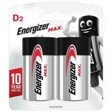 Батарейки алкалиновые Energizer Max LR20 (D) 2 шт E301533400 (454660)