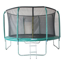 Батут с сеткой и лестницей 12-футовый с 8-ю стойками GB10211-12FT 365 см
