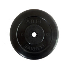 Блин для штанги обрезиненный MB Atlet d-26 10кг