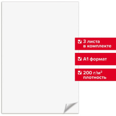 Ватман А1 Brauberg ГОЗНАК С-Пб 200 г/м2 3 листа 110973 (2)