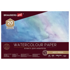 Альбом для акварели В5 Brauberg Art Premiere 20 листов 300 г/м2 мелкое зерно 113224 (2)