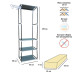 Напольная вешалка для одежды Helex Home W-03