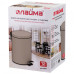 Ведро-контейнер для мусора урна с педалью Laima Classic 12 л серое матовое металл 604944 (1)