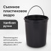 Ведро-контейнер для мусора урна с педалью Laima Classic Plus 12 литров зеркальное 608113 (1)