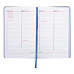 Ежедневник недатированный А5 Brauberg Vista Blue Flowers 136 листов 112013 (2)