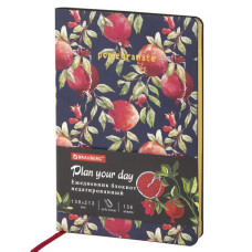Ежедневник недатированный А5 Brauberg Vista Pomegranate 136 листов 112022 (2)