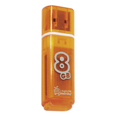Флешка 8 GB Smartbuy Glossy USB 2.0 (SB8GBGS-Or)