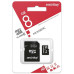 Карта памяти micro SDHC 8 GB Smartbuy 10 Мб/сек (class 10) с адаптером (3)