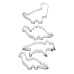 Формочки для печенья Marmiton Динозаврики нержавеющая сталь 4 шт 17062