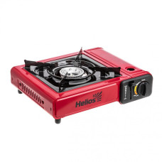 Плита газовая Helios HS-BDZ-168C портативная в кейсе с переходником 346098