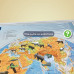 Карта мира физическая интерактивная Полушария Brauberg 101х69 см 1:37М 112375 (4)