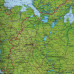 Карта России физическая интерактивная Brauberg 101х70 см 1:8,5М 112392 (4)