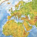 Карта мира физическая интерактивная Brauberg 101х66 см 1:29М в тубусе 112378 (3)