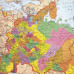 Карта России интерактивная Brauberg 101х70 см 1:8,5М в тубусе 112396 (3)