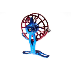 Катушка инерционная Higashi HI-55LF Blue\Red