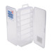 Коробка для приманок двухсторонняя Helios 8,8х19х3,2 см (HS-L-85)