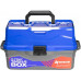 Ящик для снастей Nisus Tackle Box трехполочный синий N-TB-3-B