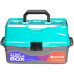 Ящик для снастей Nisus Tackle Box трехполочный бирюзовый N-TB-3-Т