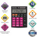 Калькулятор настольный Brauberg Ultra Color-12-BKWR 12 разрядов 250500 (1)
