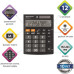 Калькулятор настольный Brauberg Ultra-12-BK 12 разрядов 250491 (1)
