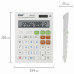 Калькулятор настольный Staff STF-555-White 12 разрядов 250305