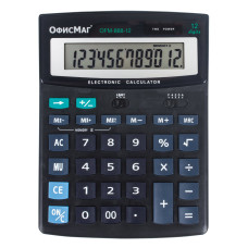 Калькулятор настольный Офисмаг OFM-888-12 12 разрядов 250224 (1)