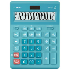 Калькулятор настольный Casio GR-12C-LB-W-EP 12 разрядов 250441 (1)