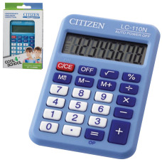 Калькулятор карманный Citizen LC-110NRBL 8 разрядов 250363