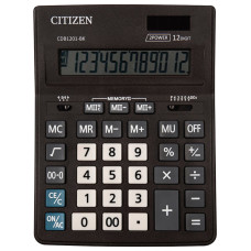 Калькулятор настольный Citizen BUSINESS LINE CDB1201BK 12 разрядов 250434 (2)