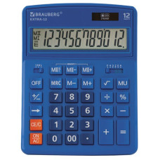 Калькулятор настольный Brauberg Extra-12-BU 12 разрядов 250482 (1)