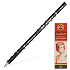 Карандаш чернографитовый акварельный  KOH-I-NOOR Gioconda 2B 181077 (4)