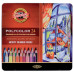 Карандаши цветные художественные KOH-I-NOOR Polycolor 24 цвета в коробке 3824024002PL/181022 (1)