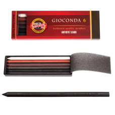 Графитовые стержни KOH-I-NOOR Gioconda коричневые 6 шт 4869006003PK