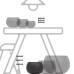 Кашпо для цветов Beton Bowl DKB290-B411 чёрный 2 предмета 3,9л