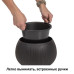 Кашпо для цветов Beton Bowl DKB290-B411 чёрный 2 предмета 3,9л
