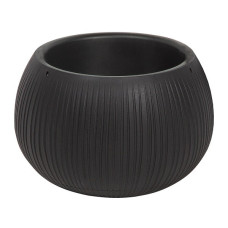 Кашпо для цветов Beton Bowl DKB290-B411 чёрный 2 предмета 3,9л