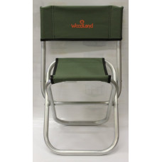 Стул Woodland Tourist ALU MINI,  33,5 х 29 х 39 (67,5) см, складной, со спинкой (алюминий) ASM-001