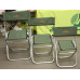 Стул Woodland Tourist ALU MINI,  33,5 х 29 х 39 (67,5) см, складной, со спинкой (алюминий) ASM-001