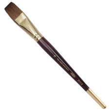 Кисть художественная KOH-I-NOOR колонок плоская №16 короткая ручка 9936016010BL (1)