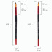 Кисти BRAUBERG PREMIUM набор 10 шт круглые № 1 2 3 5 8 плоские № 2 4 6 8 10 201027 (1)