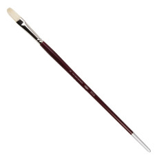 Кисть художественная KOH-I-NOOR щетина, плоская, №6, длинная ручка 9936006014BL