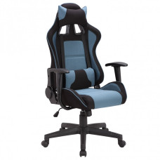 Кресло компьютерное Brabix GT Racer GM-100 ткань черно-голубое 531818 (1)