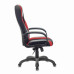 Кресло компьютерное Brabix Premium Rapid GM-102 до 180 кг экокожа/ткань черно-красное 532107 (1)