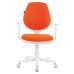 Кресло детское Brabix Fancy MG-201W ткань оранжевое 532410 (1)