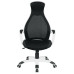 Кресло компьютерное Brabix Premium Genesis EX-517 сетка/ткань черное 531573 (1)