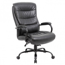 Кресло руководителя Brabix Premium Heavy Duty HD-004 до 200 кг экокожа черное 531942 (1)