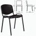 Стул для посетителей Staff Iso Plast CF-009 пластик черный 532569 (1)
