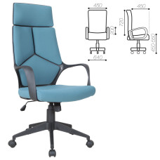 Кресло компьютерное Brabix Premium Prime EX-515 ткань голубое 531568 (1)